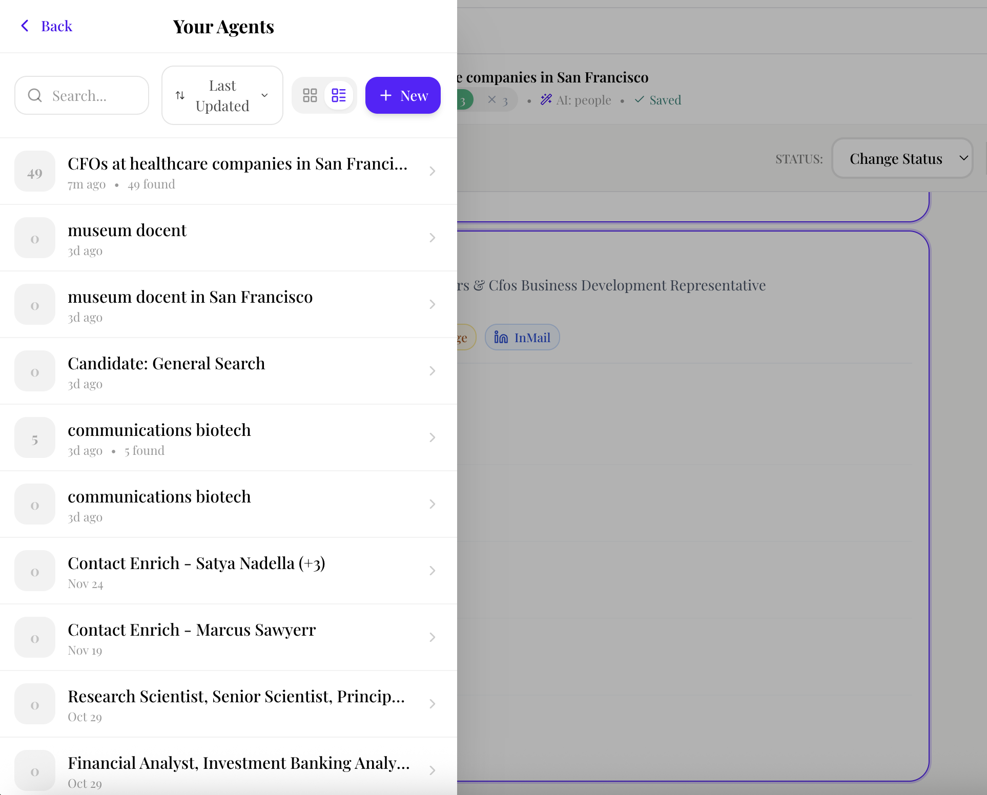 Scout outreach email composition showing a ready-to-send personalized message with Gmail and Outlook integration options